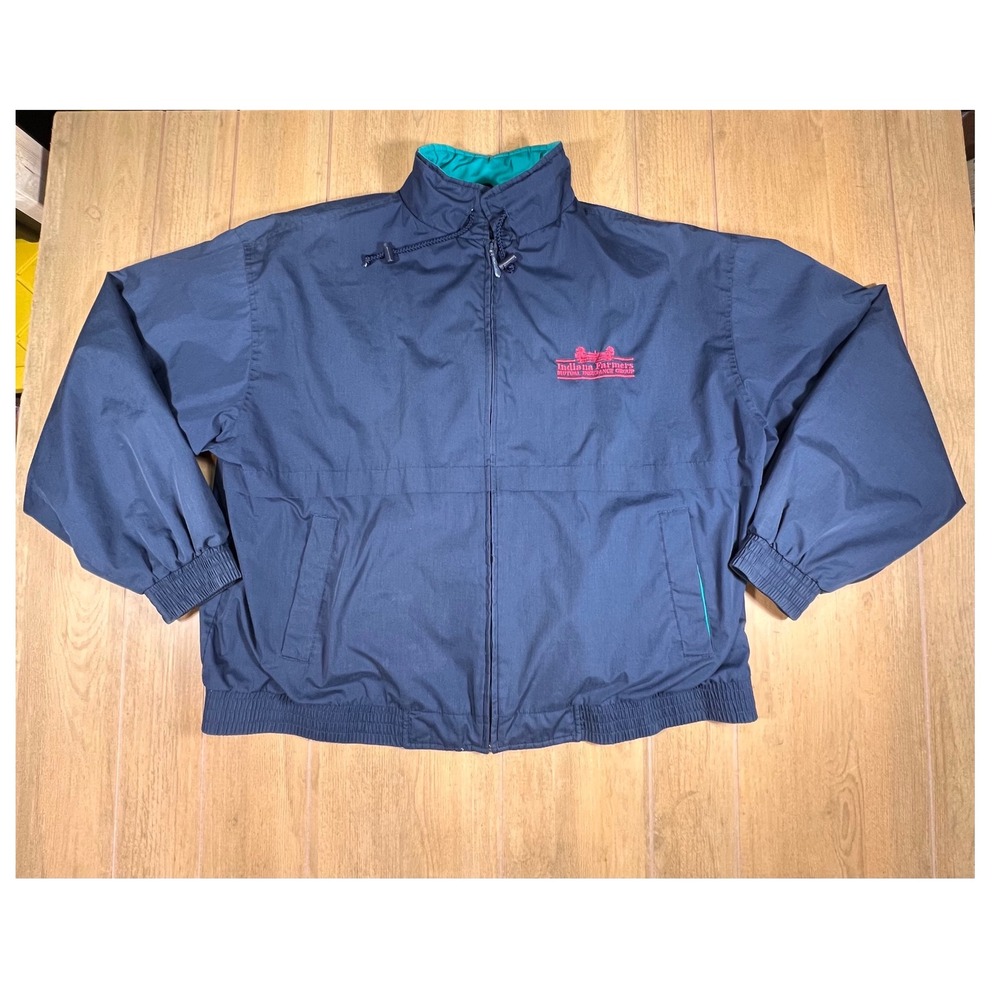 Vintage Port Authority "On Tour" Indiana Farmers Mutual Insurance Jacket 2XL
